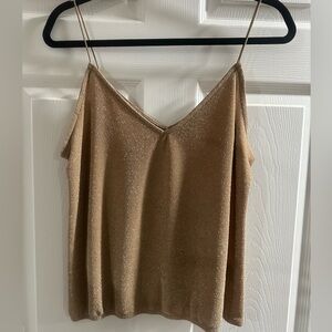 Sparkly Gold Tank Top
